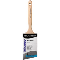 Master Angle Sash Brush, Poly/Nylon, Wood Handle, 3" Width - Bestt Liebco 552566500
