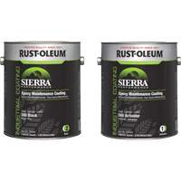 Sierra S60 Water-Based Epoxy Maintenance Coating Kit, Gallon, Black - Rust-Oleum 248290