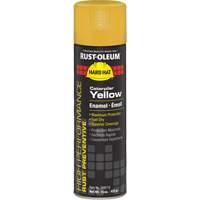 Peinture en a&eacute;rosol pour &eacute;quipement agricole du syst&egrave;me V2100, Jaune Caterpillar, Brillant, 15 oz, Canette a&eacute;rosol - Rust-Oleum 209715