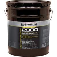 High-Performance 2300 System Traffic Zone Striping Paint, Yellow, 5 gal., Pail - Rust-Oleum 202475