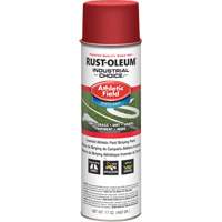 Peinture de lignage pour terrains de sport AF1600, Rouge, Canette a&eacute;rosol - Rust-Oleum 318192