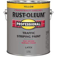 Traffic Striping Paint, Yellow, 3.78 L, Jug - Rust-Oleum 303502