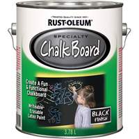 Peinture sp&eacute;cialis&eacute;e pour tableau noir, 3,78 L, Gallon, Noir - Rust-Oleum 322440
