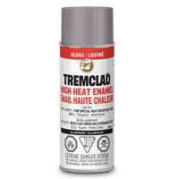Tremclad&reg; High Heat Enamel, Aluminum, Very Flat, Aerosol Can - Rust-Oleum 29301522