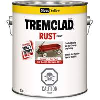 Tremclad&reg; Oil Based Rust Paint, Yellow, Gloss, 3.78 L, Gallon - Rust-Oleum 27097X155