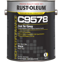 C9578 System Coal Tar High Solids Epoxy Base Component, Black, Gallon - Rust-Oleum C9578402