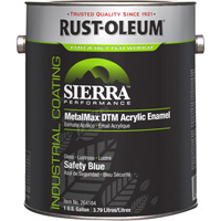 Sierra Performance MetalMax&reg; Plus DTM Acrylic Enamel, Gallon, Blue - Rust-Oleum 264184