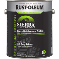 Appr&ecirc;t acrylique &eacute;poxydique &agrave; base d'eau Sierra Performance S70/S71, Gallon, Gris - Rust-Oleum 208113