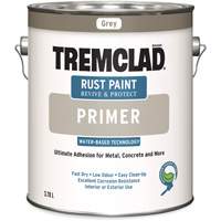 Tremclad&reg; Water-Based Rust Paint Primer, 3.78 L, Gallon, Grey - Rust-Oleum 264103WB155