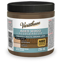 Acc&eacute;l&eacute;rateur de vieillissement du bois Varathane, 236 ml, Canette, Brun - Rust-Oleum 355477