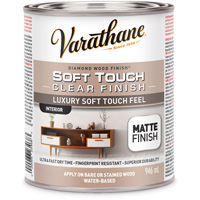 Rev&ecirc;tement &agrave; fini diamant pour bois Varathane, 946 ml, Transparent, Mat - Rust-Oleum 273901