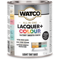 Watco&reg; All In One Lacquer + Colour Light Tint Base, 946 ml, Light Tint Base, High-Gloss - Rust-Oleum 349401