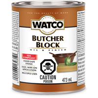 Watco&reg; Butcher Block Oil & Finish, 473 ml, Clear, Transparent - Rust-Oleum Y242771