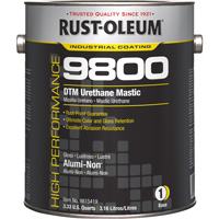 9800 System DTM Urethane Mastic, 1 gal., Alumi-Non, Gloss - Rust-Oleum 9815419
