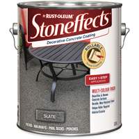 Stoneffects Decorative Concrete Coating, 3.4 L, Solvent-Based, Textured, Grey - Rust-Oleum 270835