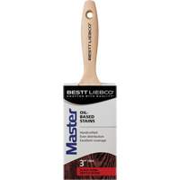 Master Oil-Based Stain Trim Brush, Black China, Wood Handle, 11/16" Width - Bestt Liebco 553565500