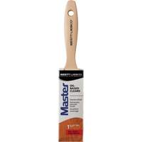 Master Oil-Based Clear Coatings Trim Brush, White China, Wood Handle, 1-1/2" Width - Bestt Liebco 554565200