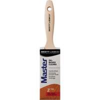 Master Oil-Based Clear Coatings Trim Brush, White China, Wood Handle, 2" Width - Bestt Liebco 554565300