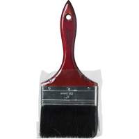 Pinceau &agrave; soies rases, Soies de porc de sanglier, Manche Bois, Largeur de 4" - Bestt Liebco 99083240
