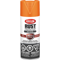 Peinture &agrave; &eacute;mail Rust Protector, Orange, Brillant, 12 oz, Canette a&eacute;rosol - Krylon Industrial 469009008