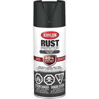 Peinture &agrave; &eacute;mail Rust Protector, Noir, Tr&egrave;s mat, 12 oz, Canette a&eacute;rosol - Krylon Industrial 469035008