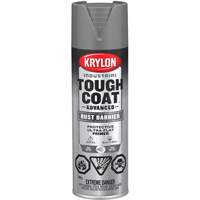 Peinture Tough Coat avec technologie Rust Barrier, Appr&ecirc;t gris, Ultra-mat, 425 g, Canette a&eacute;rosol - Krylon Industrial 400829008