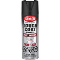 Peinture Tough Coat avec technologie Rust Barrier, Noir, Semi-brillant, 425 g, Canette a&eacute;rosol - Krylon Industrial 400779008