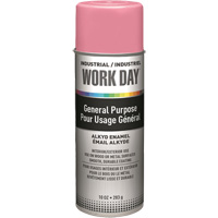 Industrial Work Day Paint, Pink, Gloss, 10 oz., Aerosol Can - Krylon Industrial A04407007