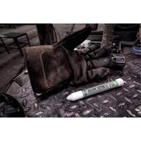 Quik Stik&reg;+ Glow In The Dark Premium Paint Marker, Solid Stick, White - Markal 028850