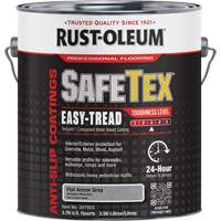 Rev&ecirc;tement d'acrylique SafeTex Easy-Tread, 1 gal., &agrave; l'eau, Fini mat profond/Textur&eacute;, Gris -  