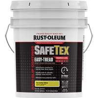 Rev&ecirc;tement d'acrylique SafeTex Easy-Tread, 4 gal., &agrave; l'eau, Fini mat profond/Textur&eacute;, Jaune -  