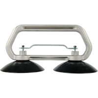 Appareils &agrave; ventouses - Ventouse double industrielle, 75 lb Capacit&eacute;, 5", Barre &agrave; tirer, 10" Longueur de la manche - All-Vac Industries A6541