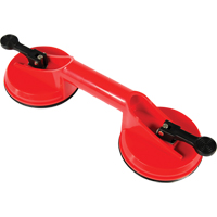 Ventouses de levage manuel - Ventouses doubles, 66 lb Capacit&eacute;, 4-5/8", Levier, 13" Longueur de la manche - All-Vac Industries A7703DC
