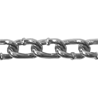 Chains, Carbon Steel, #4 x 100' (30.4 m) L, Grade 30, 205 lbs. (0.1025)/205 lbs. (0.1025 tons) Load Capacity - Campbell AW0320427
