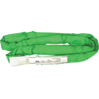 &eacute;lingues rondes, Vert, 2" la x 4' lo, 6000 lb Charge verticale - Ben-Mor SL060X04GRN2