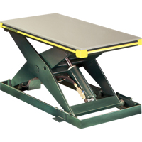 Hydraulic Backsaver Scissor Lift Table, Steel, 48" L x 36" W, 2000 lbs. Capacity - Southworth LC0236LSCCXS1A