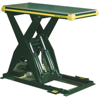 Hydraulic Backsaver Scissor Lift Table, Steel, 48" L x 48" W, 4000 lbs. Capacity - Southworth LC0436LSECXS1A
