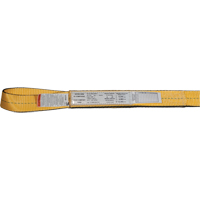 &eacute;lingues de levage en polyester, Pli Double, Oeillet double, Type 3, 2" la x 6' lo, Capacit&eacute; verticale 6200 lb - Ben-Mor EE2902Y06T3