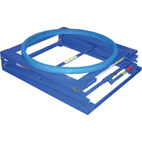 Adjustable Pallet Stand, 42-1/4" L x 40" W, 4000 lbs. Cap. - Vestil PS-4045/CA