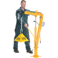 Winch Operated Truck Jib Crane, 1000 lbs. (0.5 tons) Capacity, 86-1/2" Max. Clearance - Vestil WTJ-4