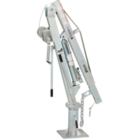 Winch Operated Truck Jib Crane, 500 lbs. (0.25 tons) Capacity, 99" Max. Clearance - Vestil WTJ-2-G