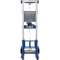 Fork Lift Stacker, Hand Winch Operated, 400 lbs. Capacity, 97" Max Lift - Vestil A-LIFT-R-HP