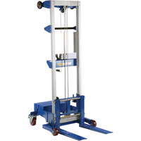 Gerbeur pour chariot &eacute;l&eacute;vateur - conception &agrave; contrepoids, Fonctionnement Treuil manuel, Capacit&eacute; 500 lb, Lev&eacute;e max 47" - Vestil A-LIFT-CB