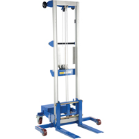 Gerbeur pour chariot &eacute;l&eacute;vateur - conception &agrave; contrepoids, Fonctionnement Treuil manuel, Capacit&eacute; 350 lb, Lev&eacute;e max 122" - Vestil A-LIFT-CB-EHP