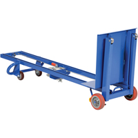 Platform Lift Stacker, Hand Winch Operated, 400 lbs. Capacity, 58" Max Lift - Vestil LLW-202058-FW