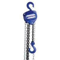 Chain Hoist, 10' Lift, 2000 lbs. (1 tons) Capacity, Load Chain Grade 80 Chain - Gray Tools CH-1-10
