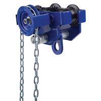Chariot &agrave; engrenages, 2000 lb (1 tonne) Capacit&eacute;, 2-13/32" - 5" - Gray Tools GT-1