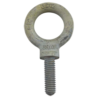 Eye Bolt, 2-13/16" Dia., 2" L, Galvanized, 7200 lbs. (3.6 tons) Capacity - Gray Tools BS24