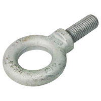 Eye Bolt, 2-13/16" Dia., 2" L, Galvanized, 7200 lbs. (3.6 tons) Capacity - Gray Tools 88724