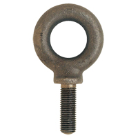 Eye Bolt, 30 mm Dia., 25.4 mm L, Uncoated Natural Finish, 462 lbs. (0.231 tons) Capacity - Gray Tools BS6M